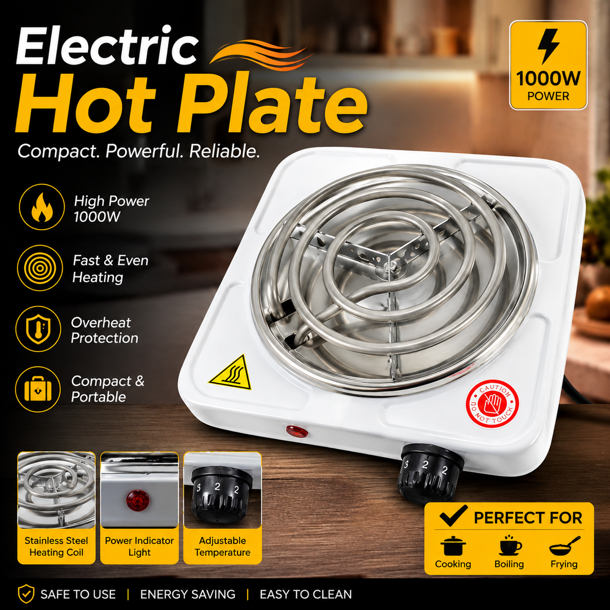 Cook Anywhere Electric Stove | Smart Electric Hot Plate